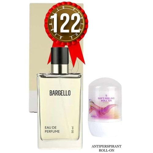 Bargello 122 Kadın Parfüm Oriental EDP 50 ml + Kadın Antiperspirant Roll on 50 ml