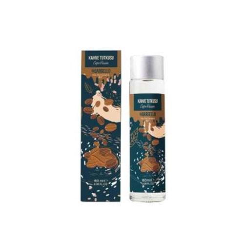 Kahve Tutkusu 180 Ml Cam Dökme Kapak Kolonya Edc