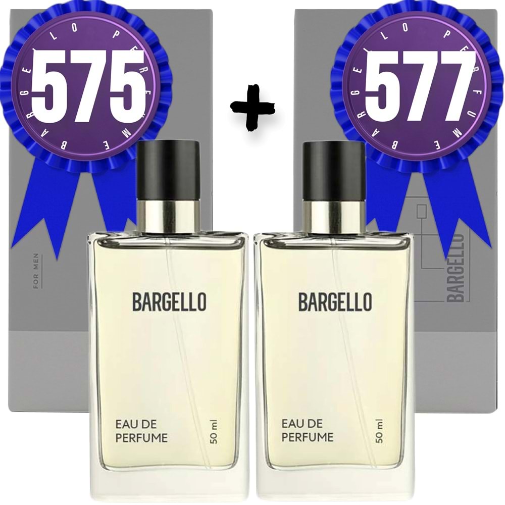 Bargello Parfüm 575 Erkek Woody 50 ML + 577 Erkek Oriental 50 ML EDP