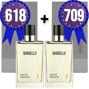 Bargello Parfüm 618 Erkek Oriental 50 ML + 709 Erkek Oriental 50 ML EDP
