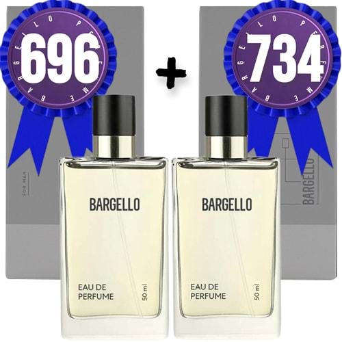 Bargello Parfüm 696 Erkek Oriental 50 ML + 734 Erkek Oriental 50 ML EDP