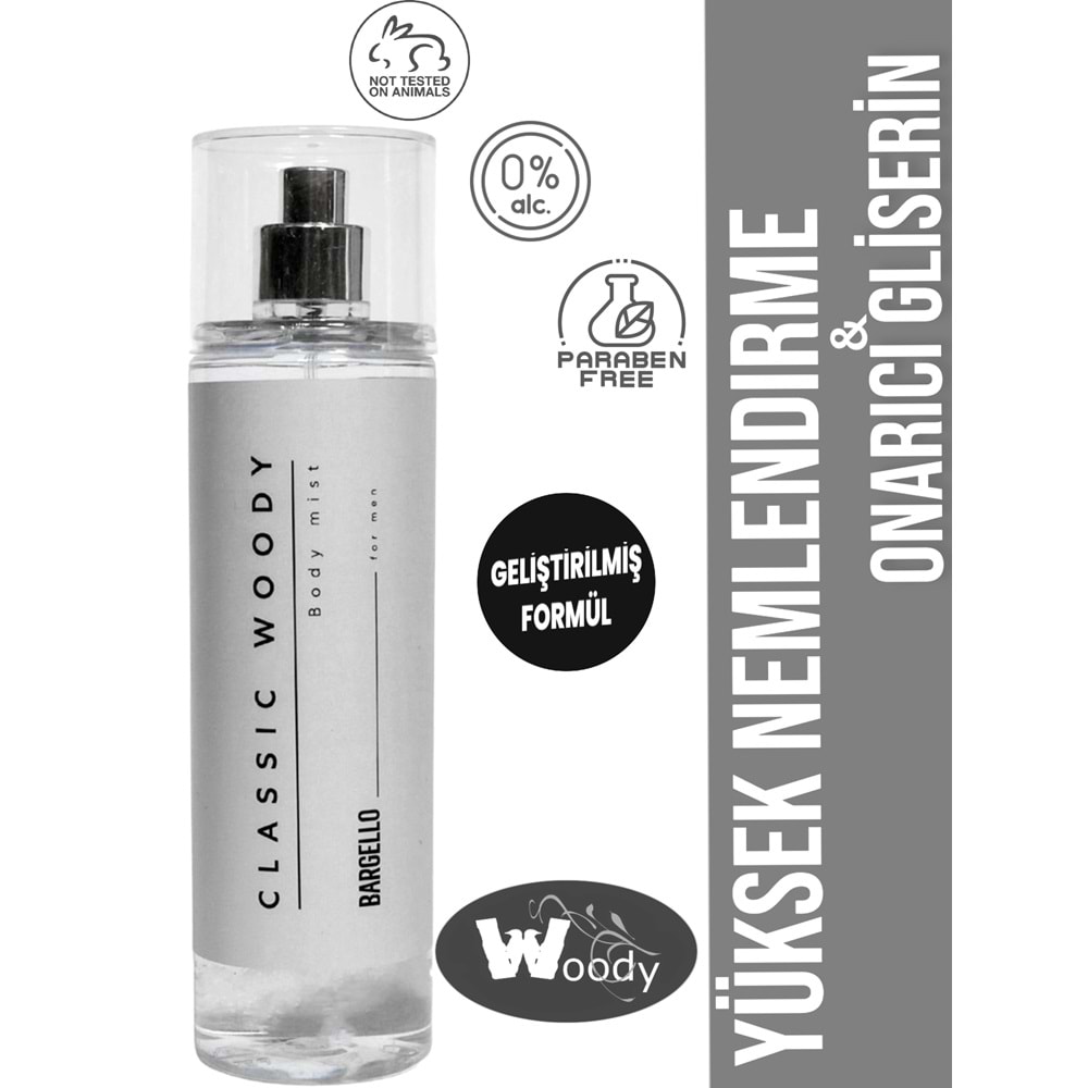 BARGELLO WOODY ERKEK 200 ML BODY MİST EDT